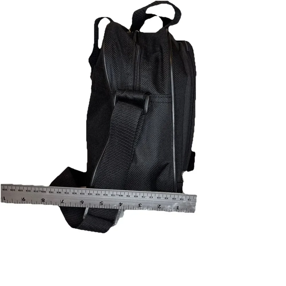 Atlantic Travel Bag Unisex Large Black Excellent Ballistic Nylon Carry On‎
